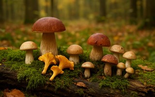 Gesunde heimische Pilze